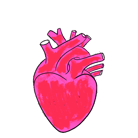 Heart Pumping Sticker