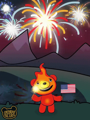 Independence Day Celebration GIF by DeddyBears