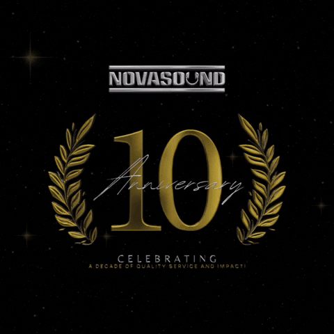 10Th Anniversary Win GIF by Nova Sound