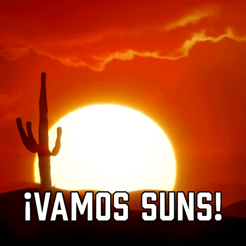 Vamos Phoenix Suns GIF by Sealed With A GIF