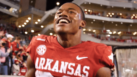 Celebrate College Football GIF by Arkansas Razorbacks - Find & Share on ...