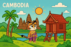 Angkor Wat Asia GIF by Hero Galaxy NFT