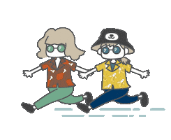 Hurry Up Running Sticker