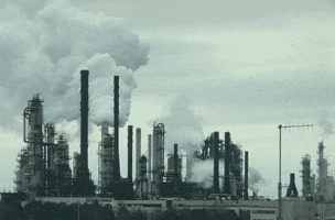  plant industrial pollution machinery refinery GIF