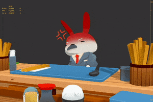 Angry Bunny GIF by BattleBrew Productions