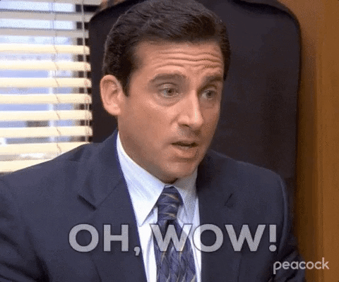 Season 4 Wow GIF by The Office