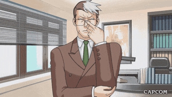 Video Game Pushing Up Glasses GIF by CAPCOM