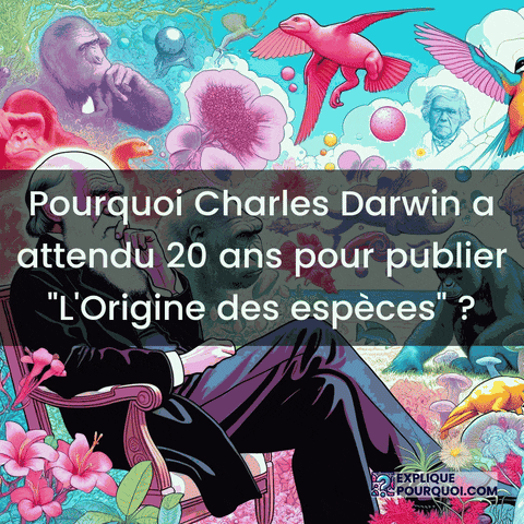 Charles Darwin Biologie GIF by ExpliquePourquoi.com