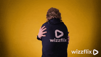 Wizzflix_ love kiss yellow good job GIF