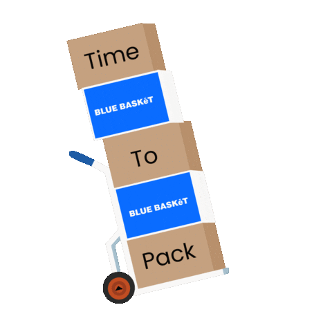 Packing Newarrival Sticker by BlueBasket