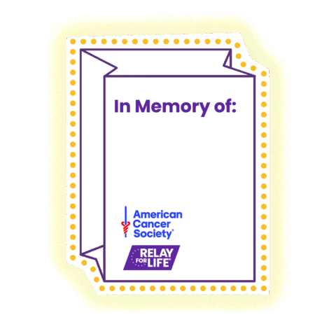 Relay For Life Luminaria Sticker by American Cancer Society