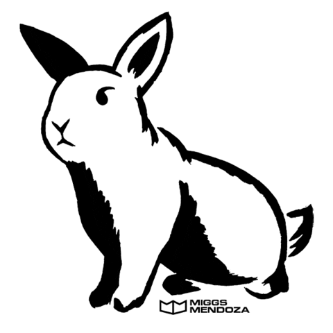 Bunny Flashing Sticker