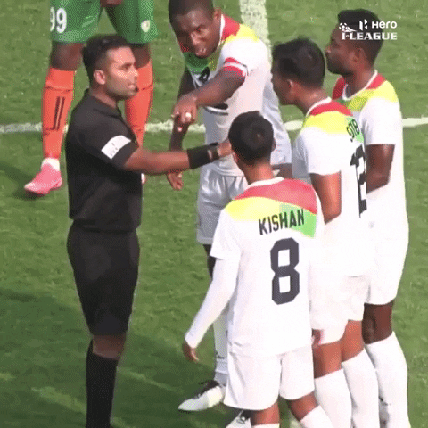 Scared Group Hug GIF by Indian Football