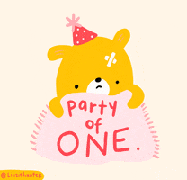 Sick Party GIF by Linzie Hunter