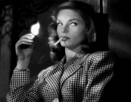 Lauren Bacall Half This Movie Is Lightingup Shots GIF by Maudit