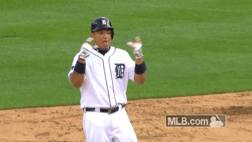 Excited Detroit Tigers GIF by MLB - Find & Share on GIPHY