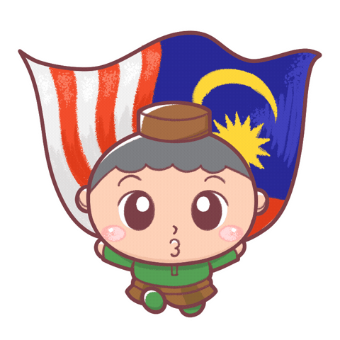 Merdeka Malaysiaday Sticker by Bear Boss Buddies
