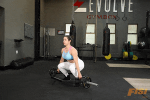 fisiculturismo musculacao agachamento mulheres que treinam agachamento da barra hexagonal GIF
