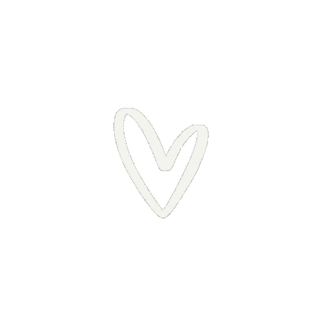 White Heart Love Sticker