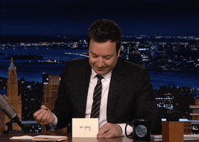 Jimmy Fallon Writing GIF by The Tonight Show Starring Jimmy Fallon