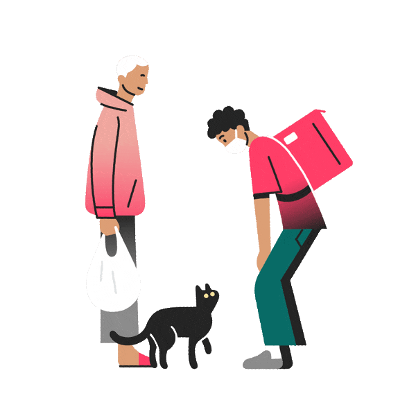 Food Delivery Sticker by samokat