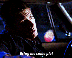 Dean Winchester Pie Day GIF
