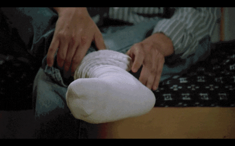Ralph Macchio Foot Pain GIF - Find & Share on GIPHY