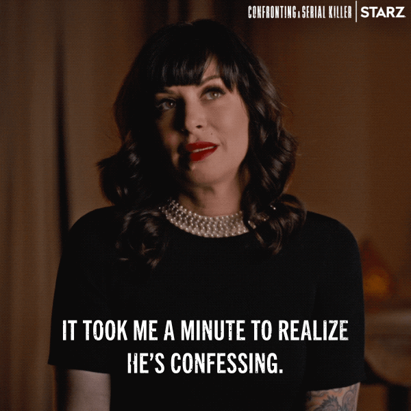 Confessing True Crime GIF by STARZ