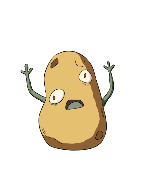 Funny Potato Animated GIFs Collection | GraphicMama
