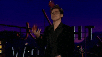 patricialourdesviray harry styles juggling late late show GIF