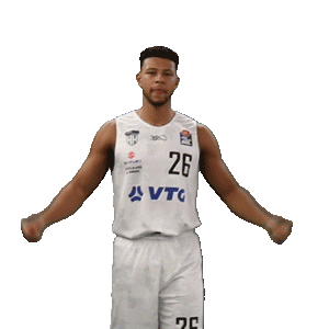 Cant Hear You Look At Me Sticker by easyCredit Basketball Bundesliga