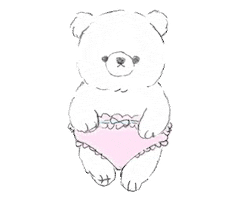Bear シロクマ Sticker
