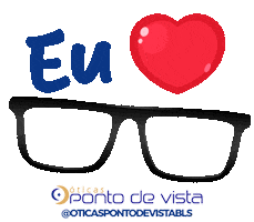 Otica Amo Oculos Sticker by Óticas Ponto de Vista