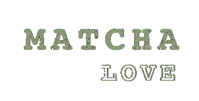 Green Tea Words Sticker