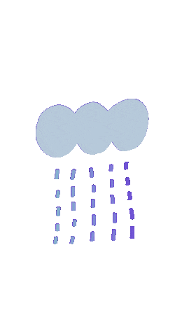 Rain Foodie Sticker