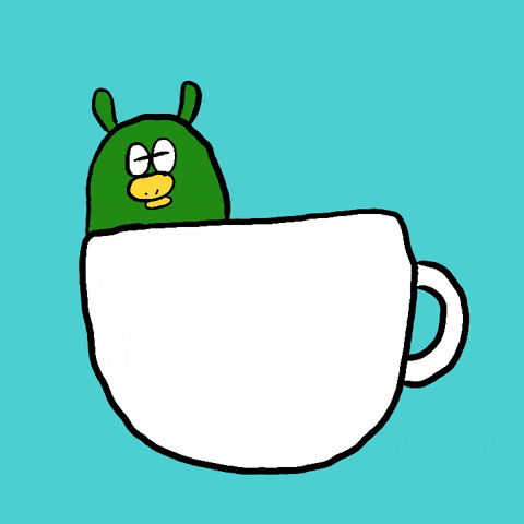 Tired Tea Cup GIF by Gunmaunofficial