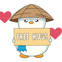 Love You Hug GIF by Pudgy Penguins