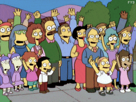 celebrate the simpsons GIF
