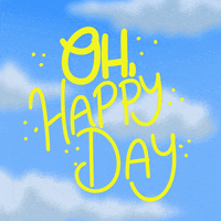 Happy Day Clouds GIF