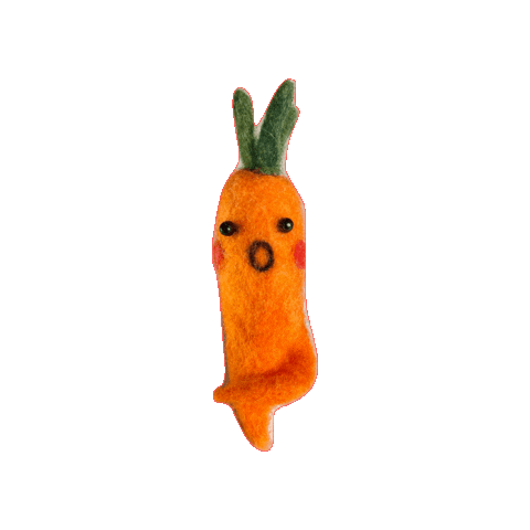 Carrot Vegetable Sticker by SEEDORGHK