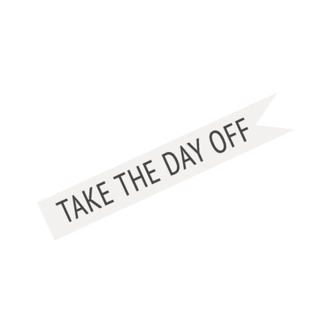 Day Off Sticker