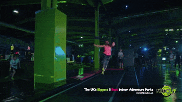 Jumping Adventure Park GIF by Flip Out UK