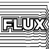 Geometry Flowing Sticker by jurgisDID FLUX