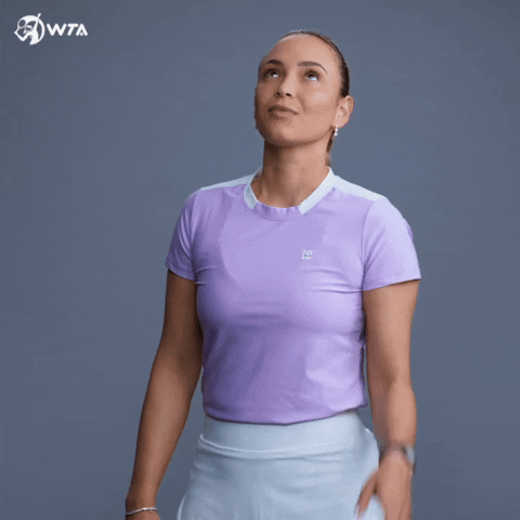 Point Up Donna Vekic GIF by WTA