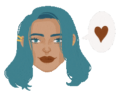 In Love Thank You Sticker