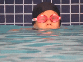 Bff Swimming GIF by GIF CHANNEL - GREENPLACE PARK