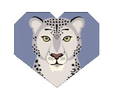 Big Cats Cat Heart Sticker by Pantheracats