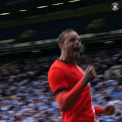 Happy Derby County GIF by Luton Town FC