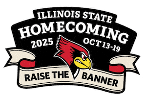 Go Birds Ilstu Sticker by Illinois State University