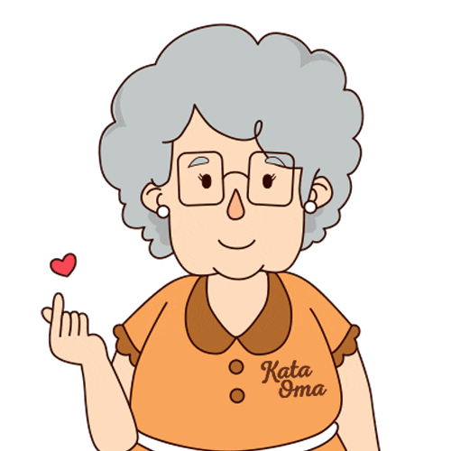 Kata Oma ID Sticker